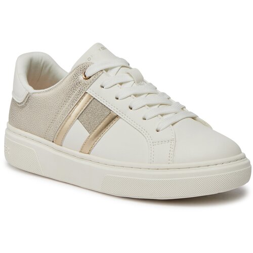 Tommy Hilfiger Superge Flag Low Cut Lace-Up Sneaker T3A9-33202-1439 S White/Platinum X024 Cene