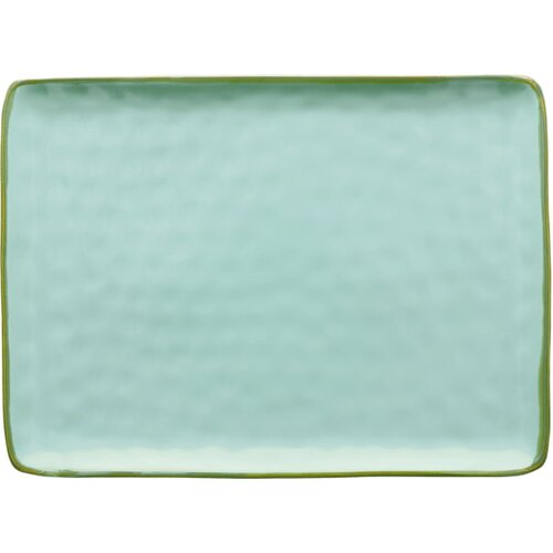 Rose & Tulipani Concerto - pravokotni krožnik 36 x 26,5 cm - Verde Acqua Cene