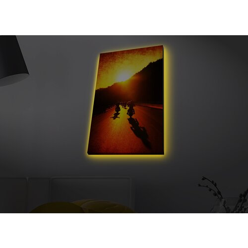 Opviq slika na platnu sa LED osvetljenjem 45x70cm Slike