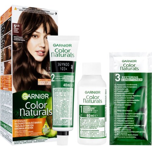 Garnier Color Naturals Creme barva za lase odtenek 5 1/2 Creamy Coffee 1 kos Cene