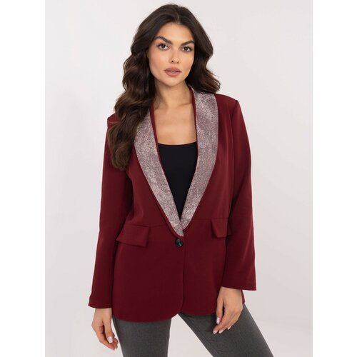 Italy Moda Jacket-DHJ-MA-19926.85P-burgundy Cene
