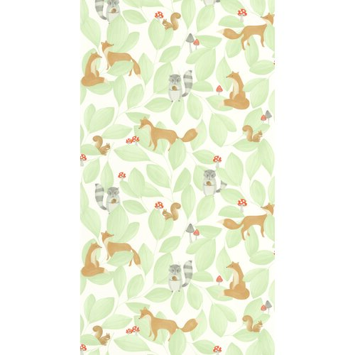 Casadeco Tapeta Woodland Friends 4 boje Cijene