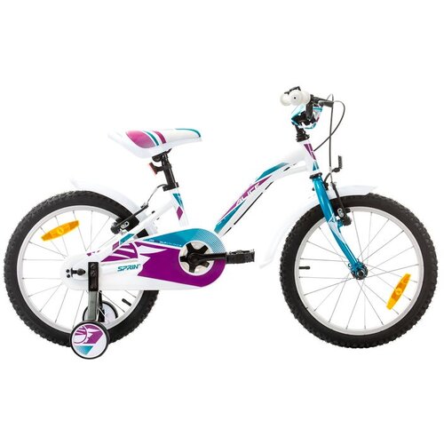 S Print dječji bicikl Alice 18" white/purple/turquoise Cijene