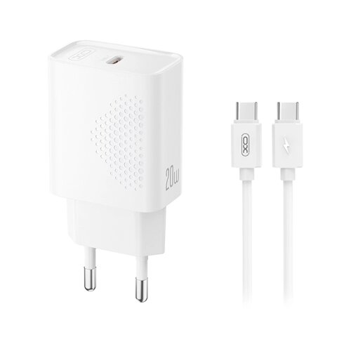 XO L160 20W Type-C Fast Charger + Type-C cable NB299 Slike