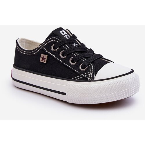 Big Star Kids Classic Sneakers Big Star DD374163 black Cene
