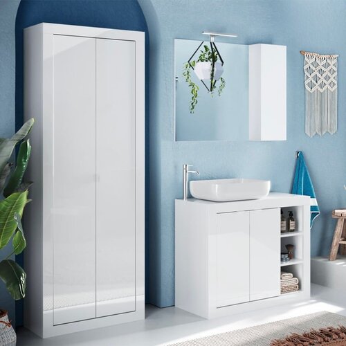 LC Mobili Visoka kopalni�ka omara z 2 vrati 70x188 cm BASIC 439015-20 Cene