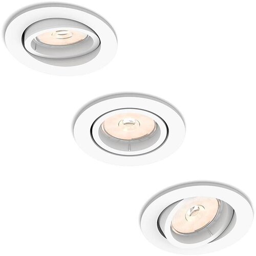 Philips 50393/31/PN - SET od 3 ugradne plafonske lampe DONEGAL 1xGU10/5,5W/230V Slike