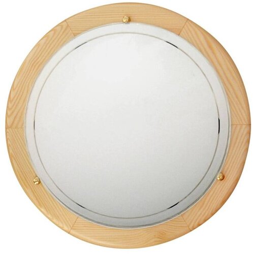 Candellux Lighting bela/naravna led stropna svetilka s steklenim senčnikom ø 30 cm pine – Cene