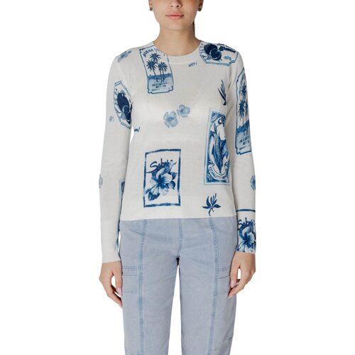 Desigual Puloverji JERS_TAMPERE 25SWJF32 Modra Slike
