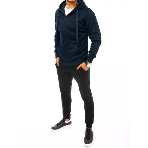 DStreet Men's tracksuit navy blue and black AX0628