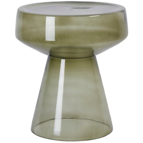 Light & Living Steklena okrogla stranska mizica ø 37 cm Dakwa – Cene