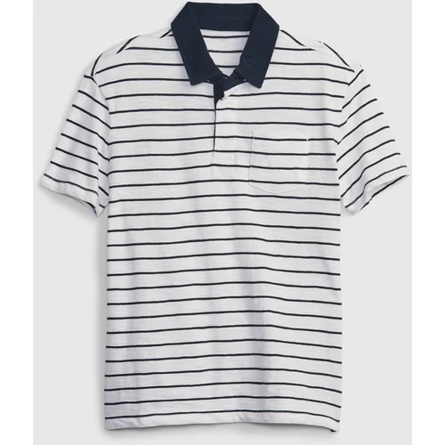 GAP Kids Striped Polo T-shirt - Boys