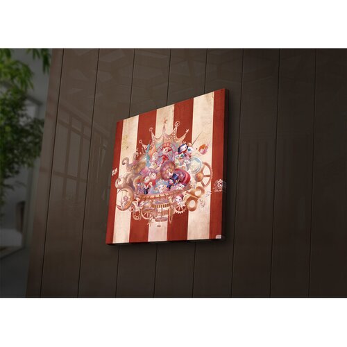 WALLXPERT dekorativni zidni sat sa led svetlom 2828İACT-36 Cene