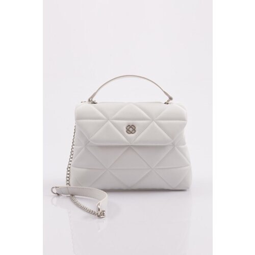 DGN 7267 Women's Daily Shoulder and Shoulder Bag White Slike