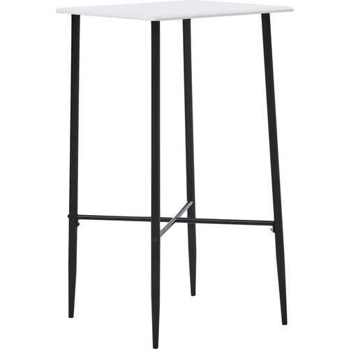 VidaXL Barski stol bijeli 60 x 60 x 111 cm MDF Slike