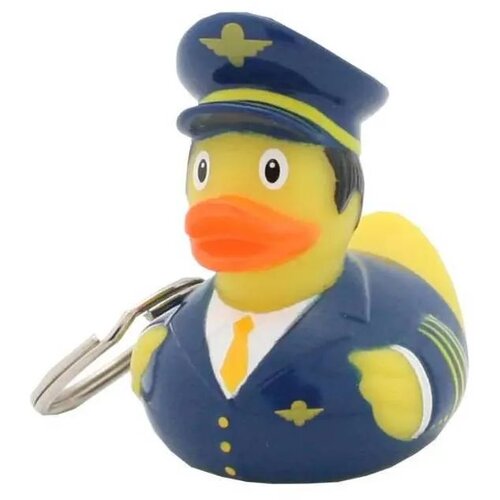 Lilalu Privezak od gumene patke - Pilot - Gumena patka Slike
