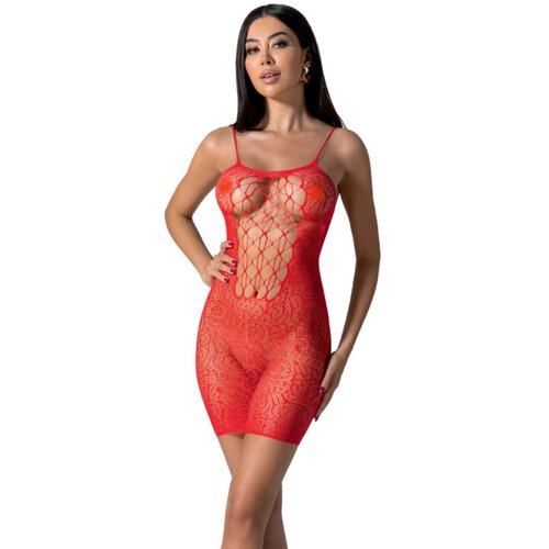 Passion MREŽASTA OBLEKICA BS096 Red-rdeča-S-L, (20931455) Cene
