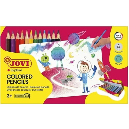 Jovi Set barvnih svinčnikov Mešajte 144 pcs
