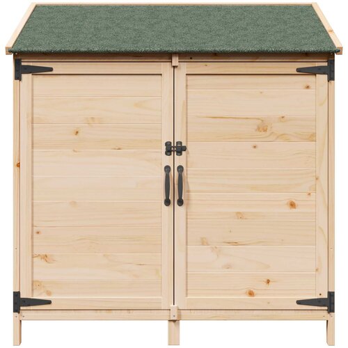  Vrtna &amp;Scaron;upa Prirodna 106,5 x 56 x 113,5 cm Čvrsto drvo jele Slike