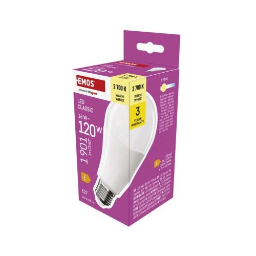  LED žarnica Classic A70 / E27 / 16 W (120 W) / 1901 lm / Toplo bel Cene