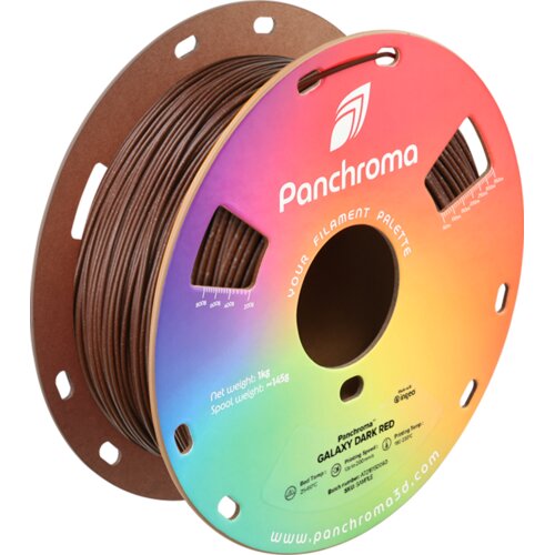 Polymaker Panchroma&amp;trade; PLA Galaxy Dark Red, 1,75 mm / 1000 g Slike