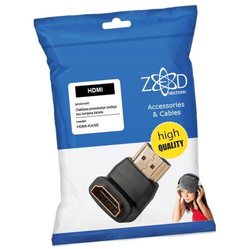 Zed Electronic Adapter HDMI ugaoni - HDMI-KA/90 Slike
