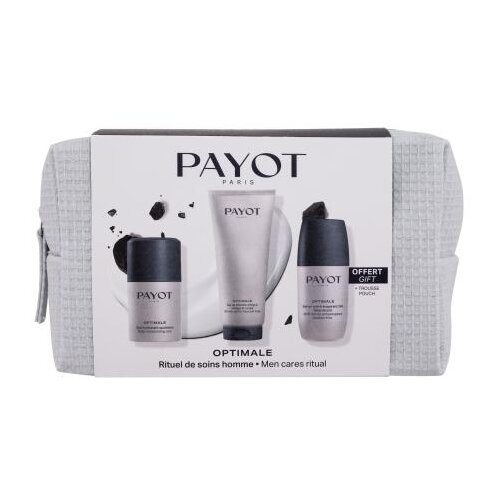 Payot Optimale Men Cares Ritual set: gel krema za obraz Optimale Daily Moisturising Care 50 ml + gel za prhanje Optimale Shower Gel For Face & Body 200 ml + antiperspirant Optimale 24HR Roll-On Antiperspirant 75 ml + kozmetična torbica za moške Cene
