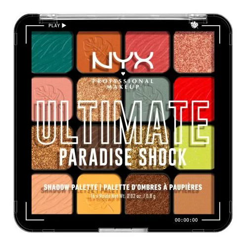 NYX Professional Makeup Ultimate paletka senčil za oči 13.28 g Odtenek 01 paradise shock