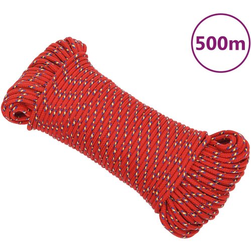 vidaXL Vrv za čoln rdeče 5 mm 500 m polipropilen Cene