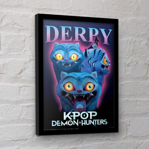 KPop Demon Hunters Uokvirena kolekcionarska slika Derpy 30 &amp;times; 40 cm Slike