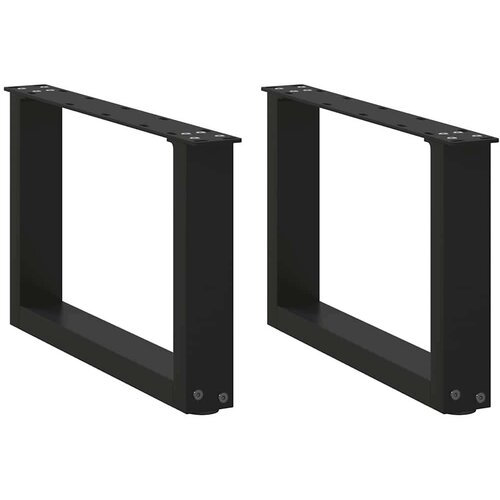  Noge stolića za kavu U-oblika 2 kom crne 50x(30-31) cm čelik Cene