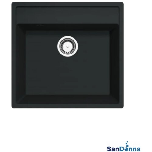 Sandonna Granitna sudopera SELENA 53x50cm Crna mat Cene