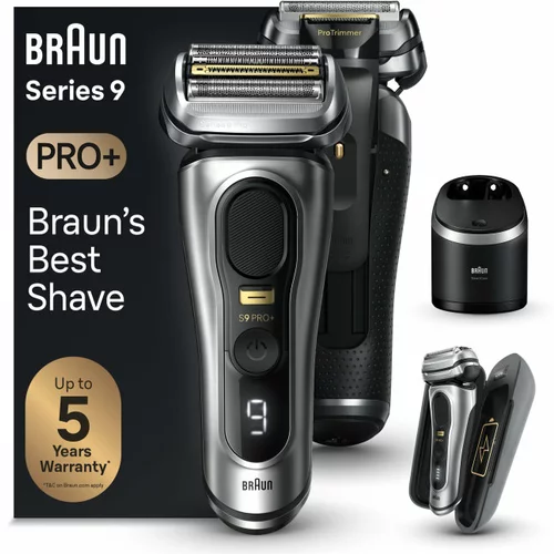 Braun series 9 pro+ 9577cc brijačiaparat 6u1, smartcare center i powercase - srebrni