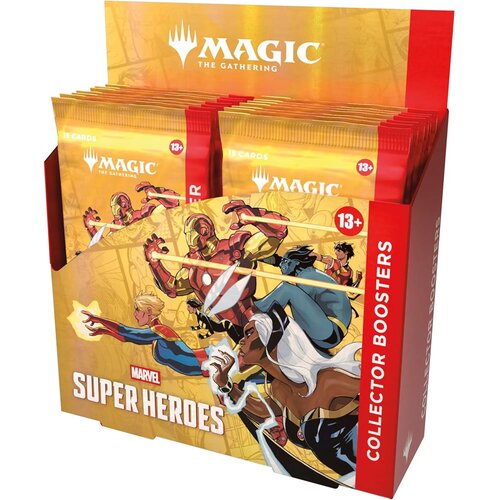 MAGIC TCG Magic: The Gathering: Marvel Super Heroes &amp;ndash; Collector Booster Display Slike