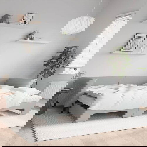 vidaXL Dnevni krevet na razvlačenje svjetlosivi 100x200 cm baršunasti Cijene