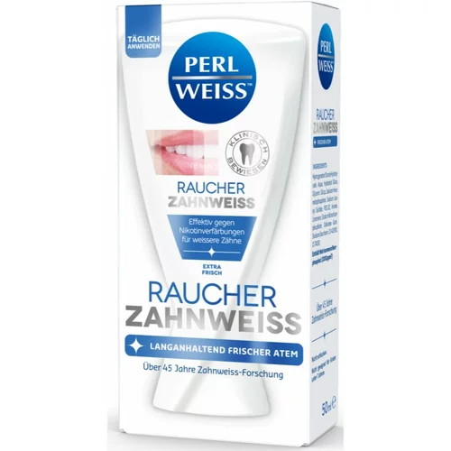 Perl Weiss Bleaching Toothpaste for Smokers belilna zobna pasta za kadilce 50 ml