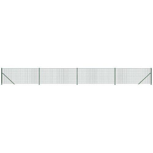  Ograda od žičane mreže s prirubnicom zelena 0,8 x 10 m Slike