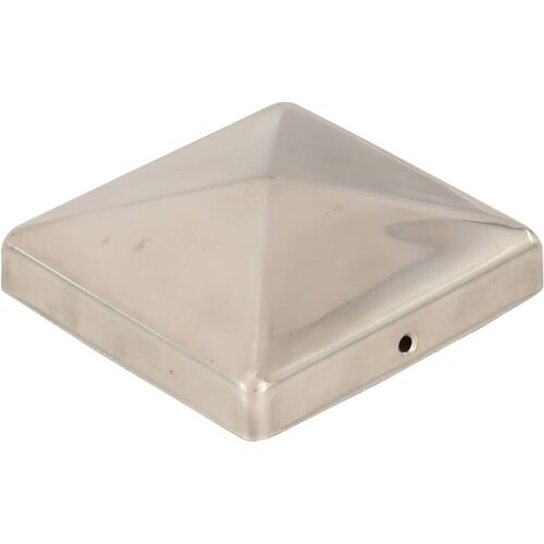  Piramidalni poklopci za stupove ograde 6 kom čelični 101x101 mm Slike