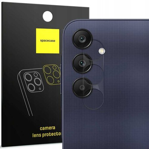 Spacecase STEKLO ZA KAMERO KALJENO STEKLO ZA SAMSUNG GALAXY A15 4G 5G ČRN, (21964978) Slike