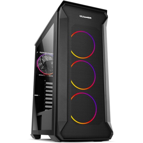 Nox Caja Hummer Quantum ATX 1XUSB3.0 2XUSB2.0 Negro argb, (20598909) Slike