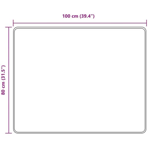  za tepih MARSA Sivi 80 x 100 cm Poliester i PVC Slike