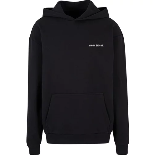 9N1M SENSE Sweater majica 'Stronger' crna / bijela