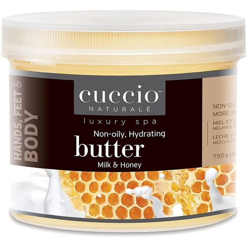 CUCCIO Bater za ruk stopala i telo Butter Blends Med i Mleko 750 g Slike