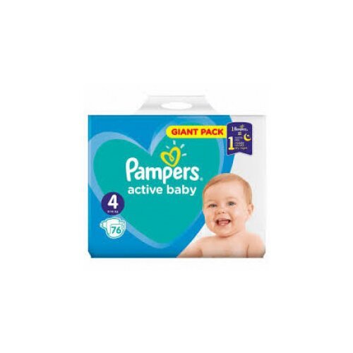 Pampers pelene za bebe ACT JPM 4 (62) + WIPES 2x12kom Slike