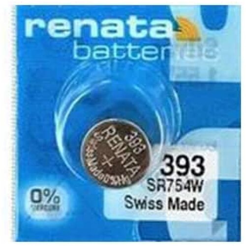 Renata baterija 393 1,55V srebro oksid dugme baterija za sat, pakovanje 1kom Cene