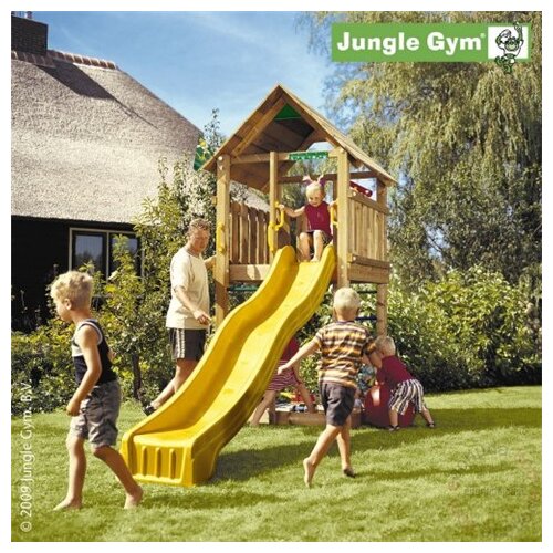 Jungle Gym B.V. toranj za decu sa toboganom Cabin Cene