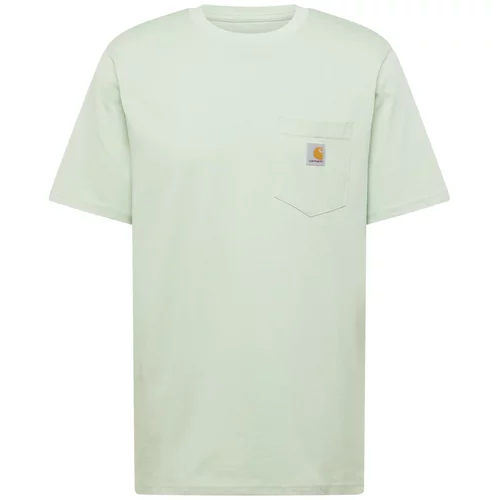 Carhartt WIP Majica siva / pastelno zelena / narančasta