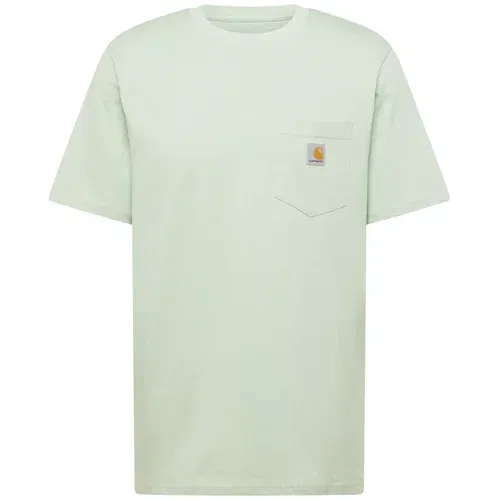 Carhartt WIP Majica siva / pastelno zelena / oranžna