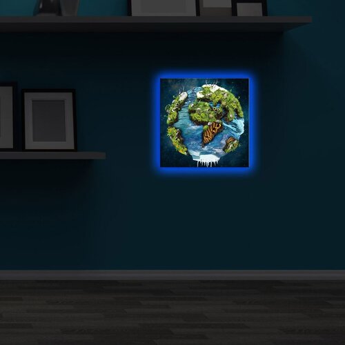 Wallity Slika sa LED osvetljenjem 2828DACT-33, 28x28 cm Cene