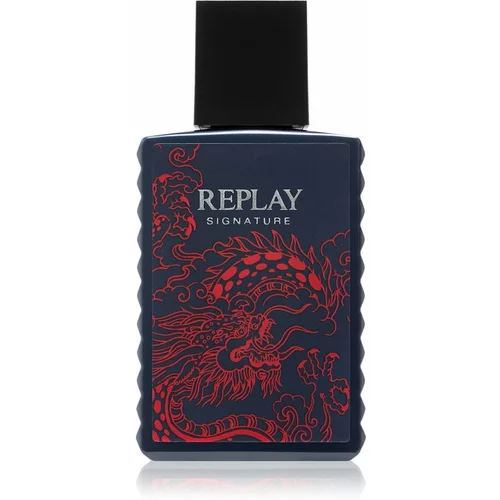 Replay Signature Red Dragon For Man toaletna voda za moške 30 ml
